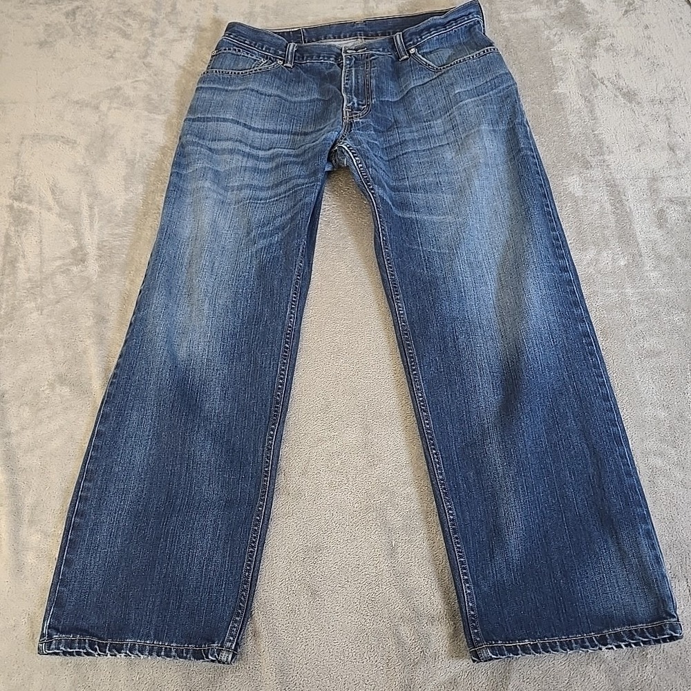 Levi's 559 Jeans Mens 36x30 Blue Denim Cotton Relaxed Fit Straight Zip Fly‎
